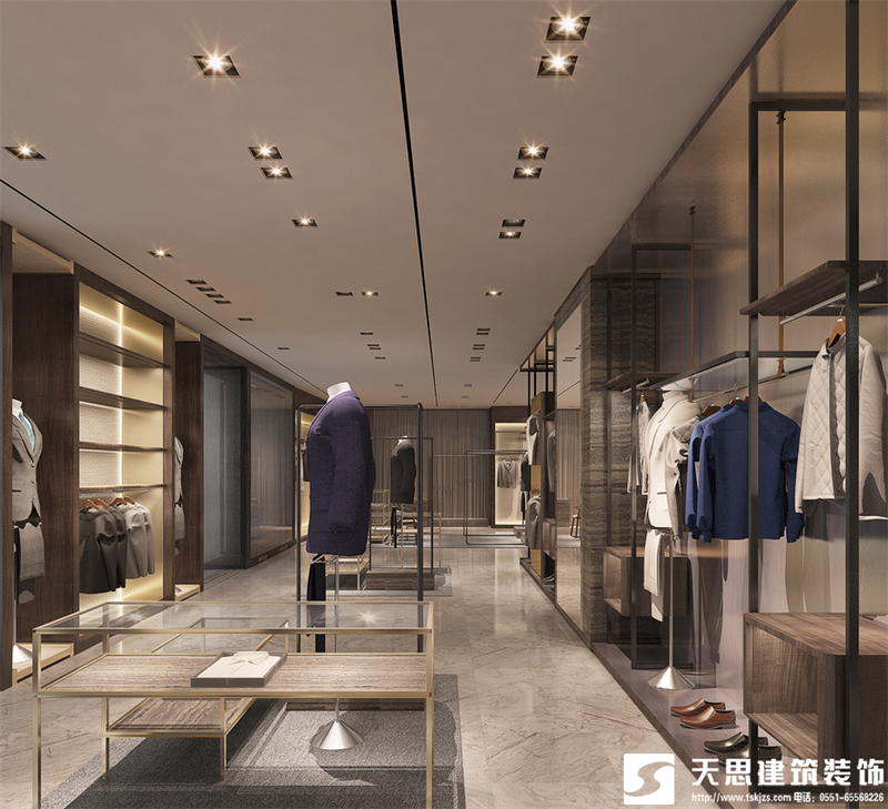 男裝店裝修設計風格，男裝店裝修，男裝店設計